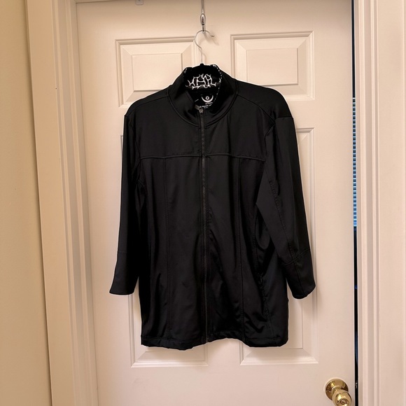 Chico’s Black and white Jacket - Picture 1 of 6